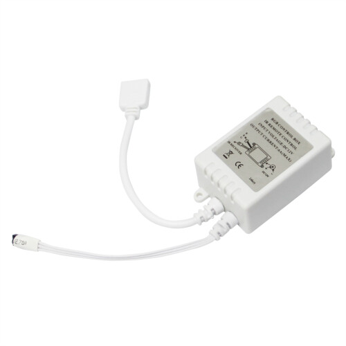2X LED RGB Controller Control IR FB 24 Keys White 12V 1