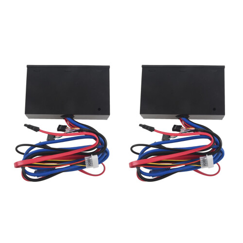 2X Multifuncion 5.25 Pulgada Lector de Tarjetas de Salpicadero de Multimedia USB 2.0 USB 3.0 20 Pin- ESATA Panel Frontal