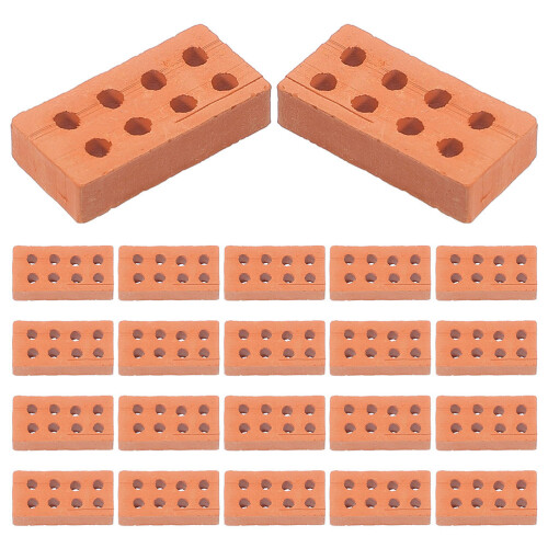 50 Pcs Miniature Brick Models For Diy Building And Simulation