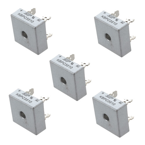 5X SEP KBPC3510 35A 1000V Einphasen Platz Diode PCB Brueckengleichrichter