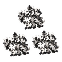 60 Pcs Momentary Right Angle Tactile Tact Push Button 6 x 6mm x 8mm
