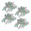 Self-Adhesive Fermacravatte per Fascette, 7 mm di Larghezza, 200 Pezzi 1