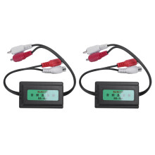 2X NOUVEAU 3.5mm Filtre de Bruit de Voiture RCA Filtre D'Audio Amplificateur D'Audio Suppresseur