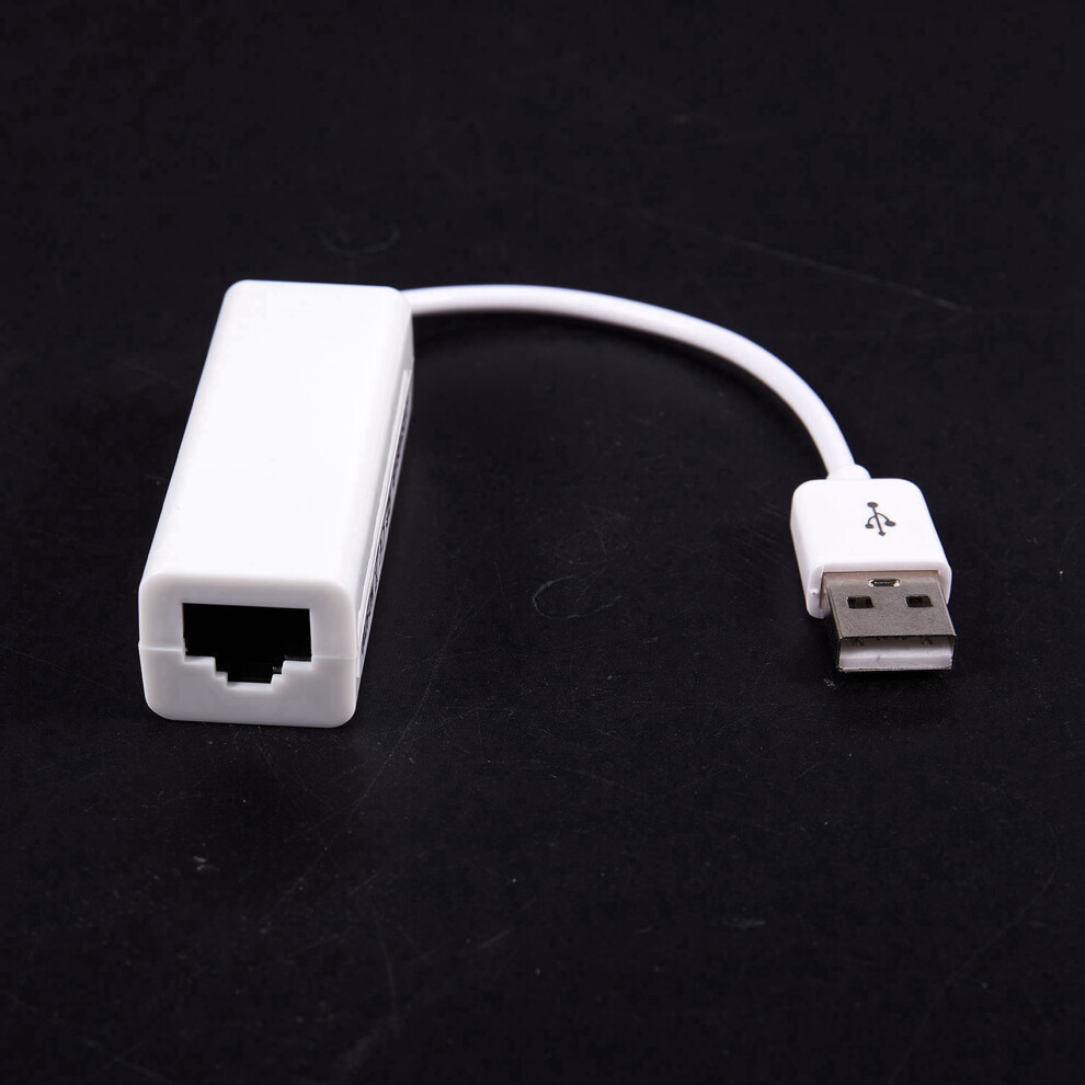 2X Usb 2.0 To Rj45 Lan Ethernet Network Adapter For Laptop Pc 6032011263512