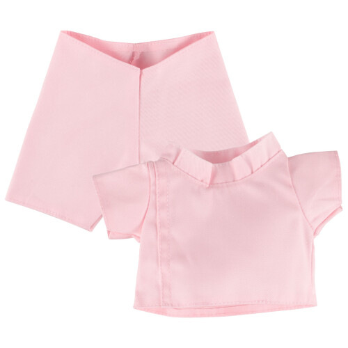 3Sets Adorable Pink Doll Clothes Easy Wear Replaceable Bear Costume 1