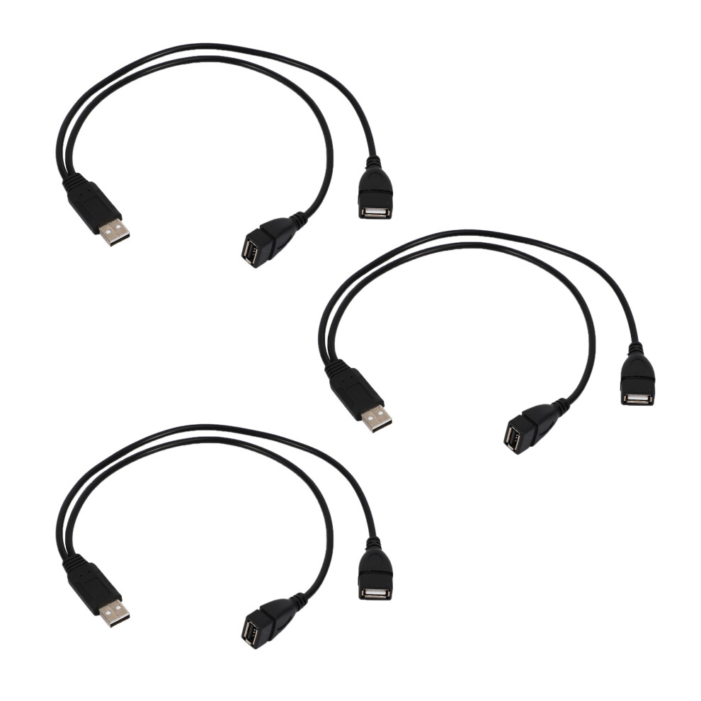 3X Usb 2.0A Male Auf 2 Dual Usb Female Jack Y Splitter Verteiler Adapter Kabel 4712573522167
