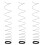 3X 3D Printer Pen Filament 1.75mm PLA 10M(Black PLA) 1