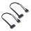 2X 2.5 Inch Hard Disk Drive  22Pin to ESATA Data USB Powered Cable Adapter for Optimized for SSD, Support UASP 1