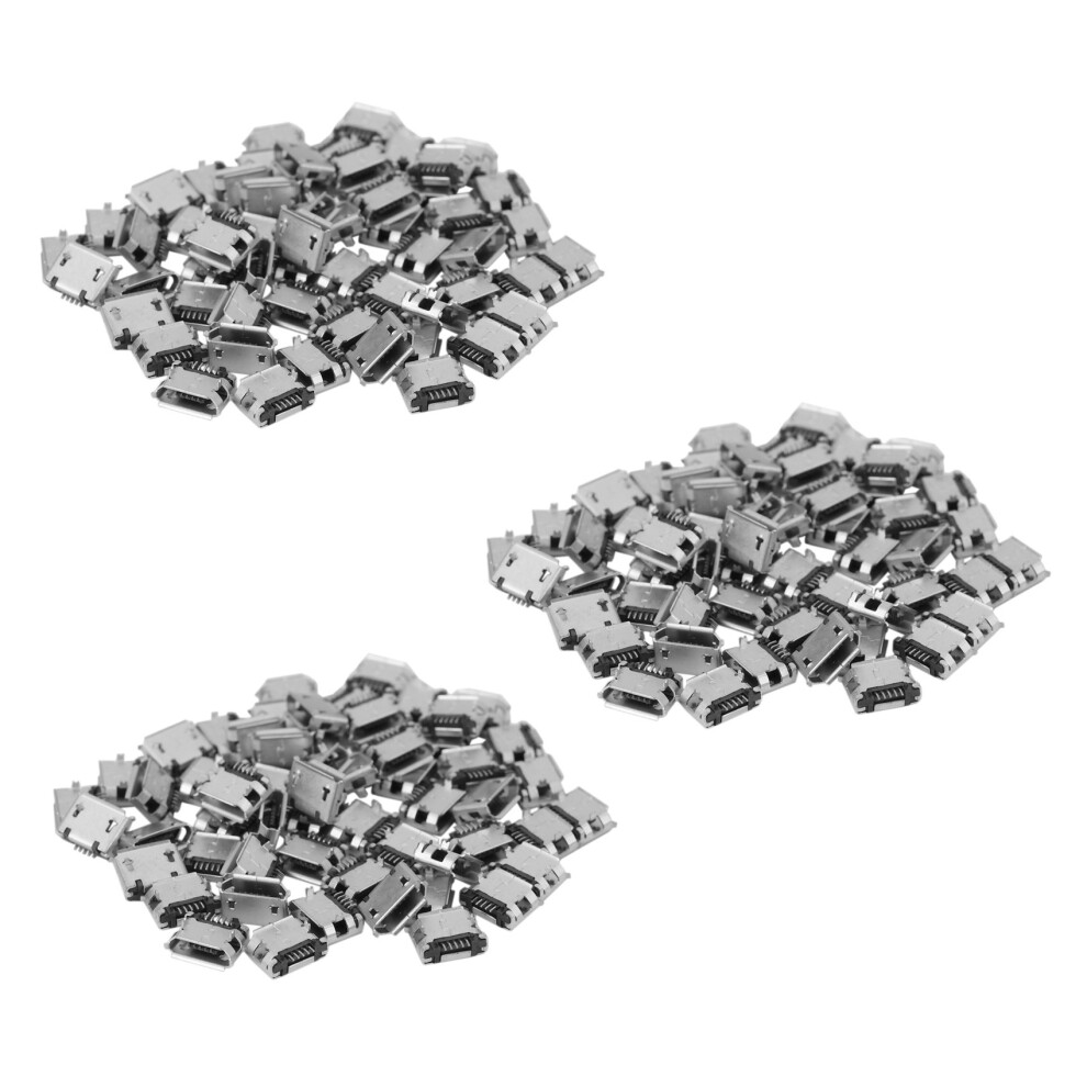 180Pcs Micro-Usb Type B Female 5 Pin Smt Placement Smd Dip Socket Connector 4713298610610
