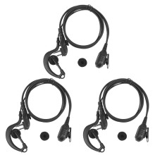 3X PTT Headset MIC Hoermuschel fuer HYT  TC-500 TC-518 TC-580 TC-446S TC-600 TC-610 TC-620 TC-660 TC-618 TC-700