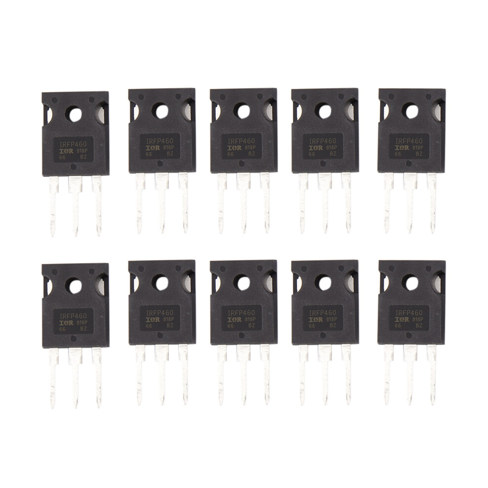 10Pcs 5X Irfp460 20A 500V Power Mosfet N-Channel Transistor 4711275730245