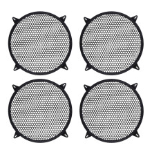 4X Subwoofer Grid Lautsprecher Verstaerker Grillabdeckung Mesh Car - 10 Zoll