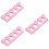 120Pcs Eva Foam Nail Toe Separators Pink Finger Separators Pedicure 11