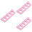 120Pcs Eva Foam Nail Toe Separators Pink Finger Separators Pedicure 10