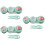 3pcs Lens Case Lens Storage Small Fish Pentagram 7