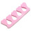 120Pcs Eva Foam Nail Toe Separators Pink Finger Separators Pedicure 2