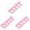 120Pcs Eva Foam Nail Toe Separators Pink Finger Separators Pedicure 6