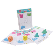 2 Sets Vouwende Wiskundige Lichamen: 3D Vormen Model Voor Klaslokaal