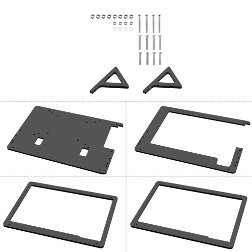 2X 7 Pouces Support Ecran Acrylique Support Ecran Support Etui Support pour Raspberry Pi 3 Modèle B