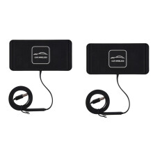 2X 5/7.5/10W C1 Car Wireless Charger Pad Fast Charging Dock Station Non-Slip Mat