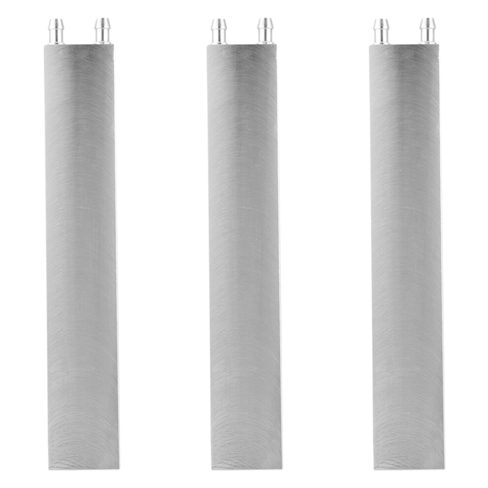 3X Aluminum Water Cooling Block 240X40x12mm Cooler For Computer Cpu Radiator Silver 6031534229562