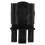 4Pcs Waterproof Flashlight Mount Black Hard Hat Headlamp Holder 1
