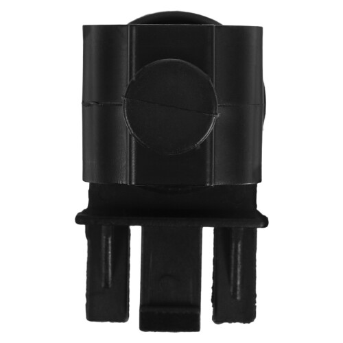 4Pcs Waterproof Flashlight Mount Black Hard Hat Headlamp Holder