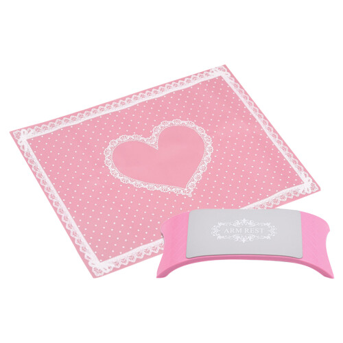 2 Count Manicure Arm Rest Elevated Nail Hand Pad Foldable Pillow