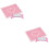 2 Count Manicure Arm Rest Elevated Nail Hand Pad Foldable Pillow 6