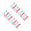 16Pcs Pull Rings Assorted Colors Safe Infant Stand Up Grips 11
