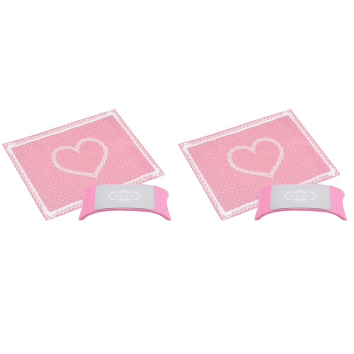 2 Count Manicure Arm Rest Elevated Nail Hand Pad Foldable Pillow 1