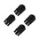 4Pcs Waterproof Flashlight Mount Black Hard Hat Headlamp Holder 4