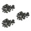 3 Packs Black Volcanic Stone Aroma 2-3cm 500g 2