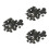 3 Packs Black Volcanic Stone Aroma 2-3cm 500g 6