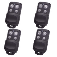 4X AB038 Control Remoto Inalámbrico RF 433MHz Puerta Eléctrica Controlador de Llave de Control Remoto de Puerta de Garaje