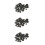 3 Packs Black Volcanic Stone Aroma 2-3cm 500g 8
