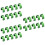 30 Pcs Buckle Component Aluminum Alloy 7