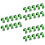 30 Pcs Buckle Component Aluminum Alloy 6
