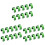 30 Pcs Buckle Component Aluminum Alloy 2