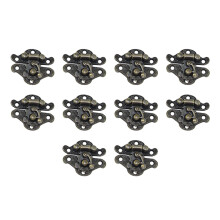 30Pcs Retro Golden Wooden Box Latch Antique Hasps Durable Easy Install