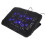 2St Zwarte Laptop Cooling Rack Met USB En Verstelbare Ventilator 8