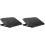 2St Zwarte Laptop Cooling Rack Met USB En Verstelbare Ventilator 2