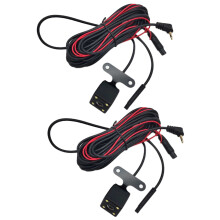 2Pcs 5 Pin Car Rear View Camera Reverse 170 Degree Wide Angle Recording Parking Waterproof Night Vision Video Camera