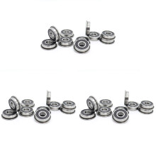40 Uds F695-2RS Rodamiento 5X13X4mm Rodamientos de Bolas de Ranura Profunda En Miniatura con Bridas F695RS para Impresora 3D VORON Mobius 2/3