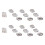 20 Pcs Straight Solder Type USB A Female Plug Jack Connector 1