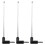 3pcs 22.5cm 4 Section Telescoping AM FM Radio Antenna 3.5mm Plug 1