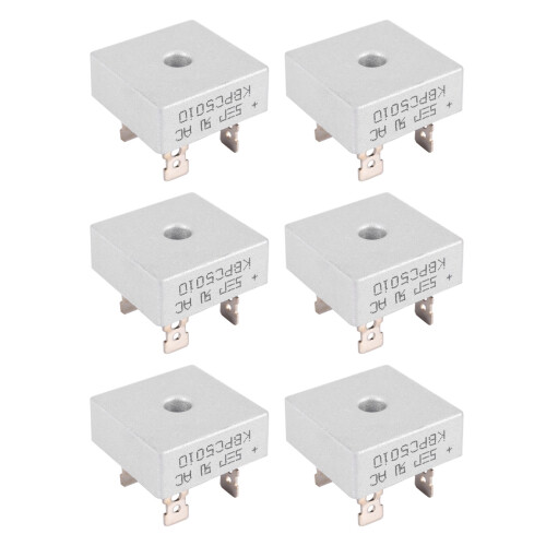 6X Single Phase Diode Bridge Rectifier 50A 1000V KBPC5010 New