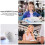 2Pcs Nail Gloves UV Shield Gel Manicure Fingerless Protector 8