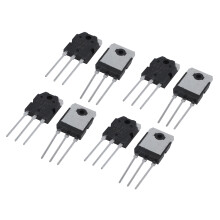 8 Silizium Transistoren - D1047 + B817, 200V, 12A