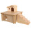1Conjunto Abrigo De Khaki Para Hamster Com Plataforma E 4